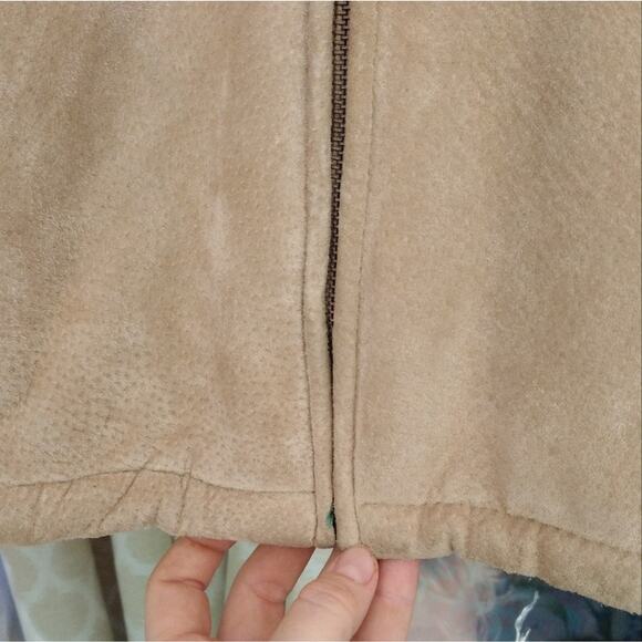 Wilson's suede leather penny lane style hoodie. Size small. - Picture 4 of 5